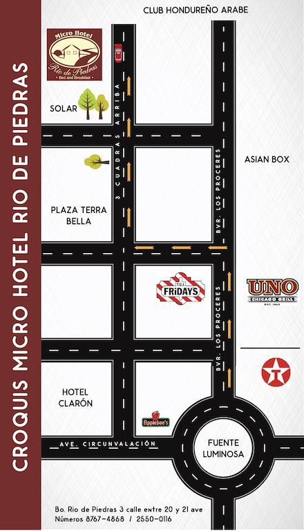 Micro Hotel Rio De Piedras ซานเปโดร ซูลา ภายนอก รูปภาพ